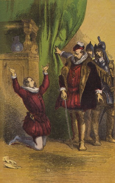 Anekdote van Vesius en Regnier door English School